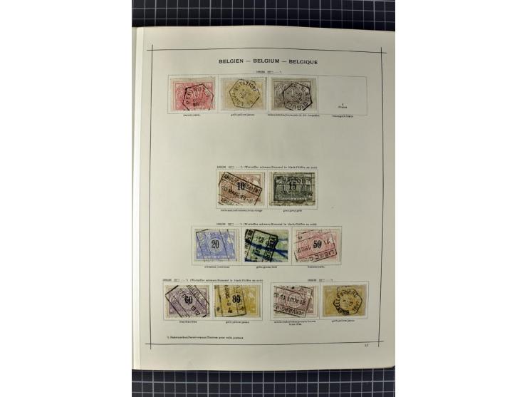 1840/1927, ungebrauchte und gestempelte Sammlung mit guten Werten und Sätzen in 2 Schaubeck-Alben