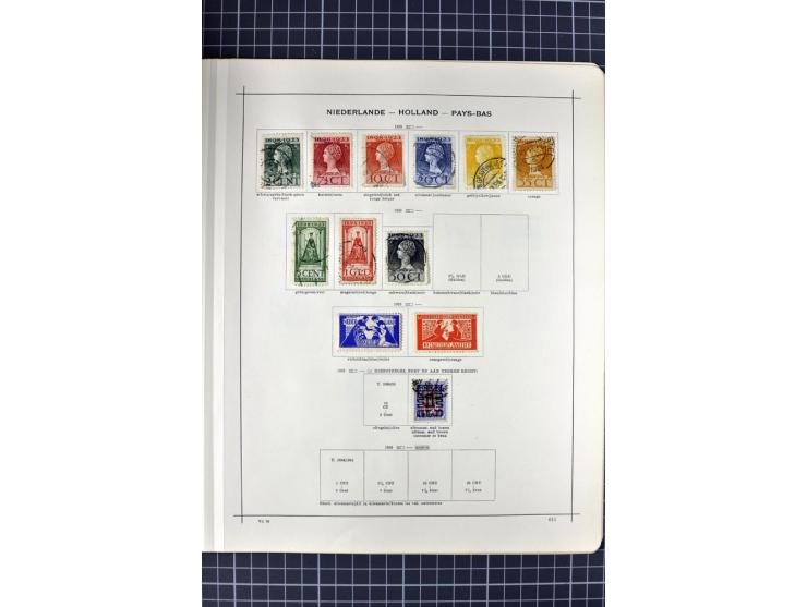 1840/1927, ungebrauchte und gestempelte Sammlung mit guten Werten und Sätzen in 2 Schaubeck-Alben