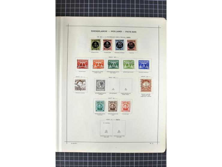 1840/1927, ungebrauchte und gestempelte Sammlung mit guten Werten und Sätzen in 2 Schaubeck-Alben