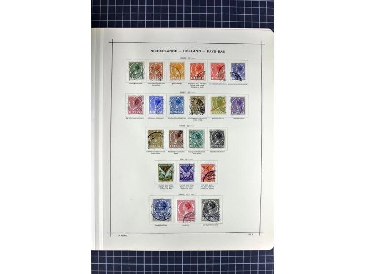 1840/1927, ungebrauchte und gestempelte Sammlung mit guten Werten und Sätzen in 2 Schaubeck-Alben