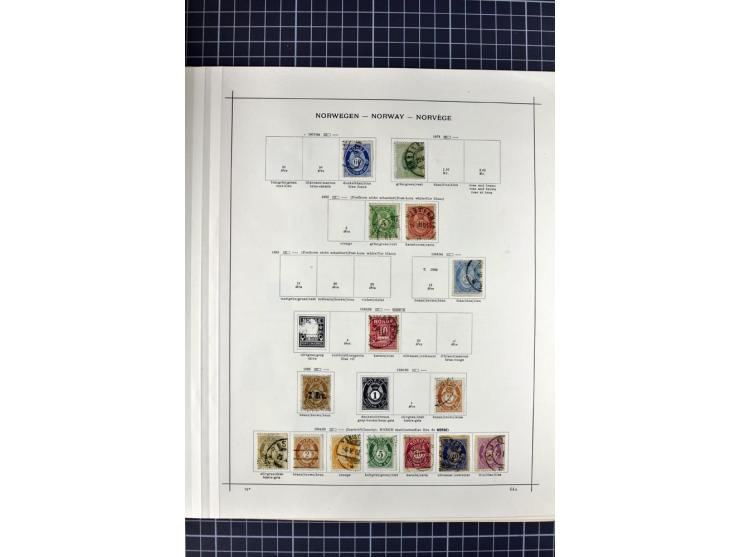 1840/1927, ungebrauchte und gestempelte Sammlung mit guten Werten und Sätzen in 2 Schaubeck-Alben