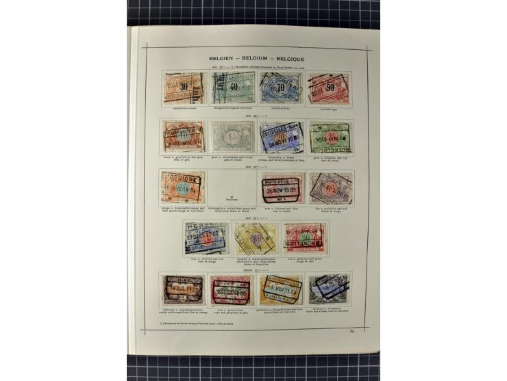 1840/1927, ungebrauchte und gestempelte Sammlung mit guten Werten und Sätzen in 2 Schaubeck-Alben