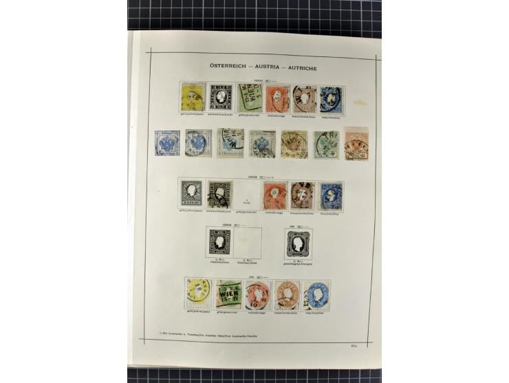 1840/1927, ungebrauchte und gestempelte Sammlung mit guten Werten und Sätzen in 2 Schaubeck-Alben