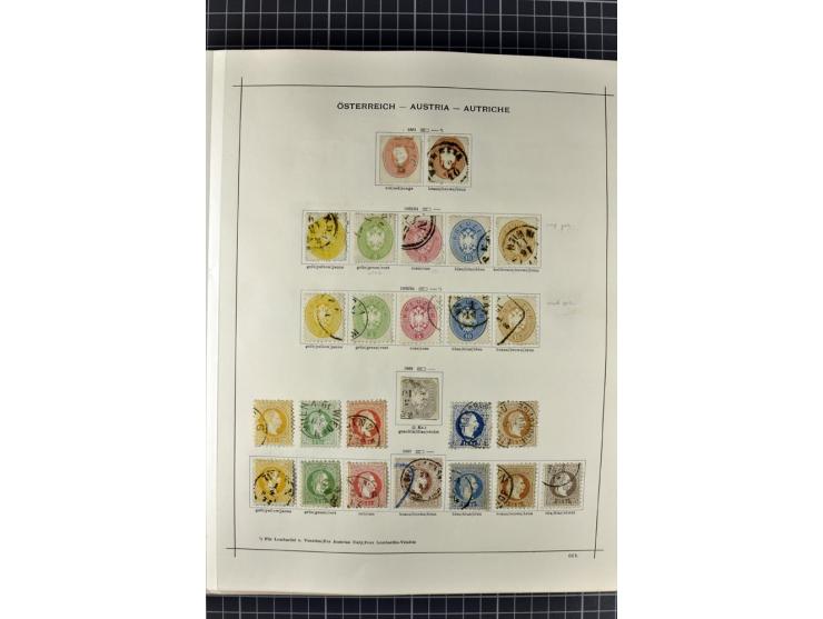 1840/1927, ungebrauchte und gestempelte Sammlung mit guten Werten und Sätzen in 2 Schaubeck-Alben