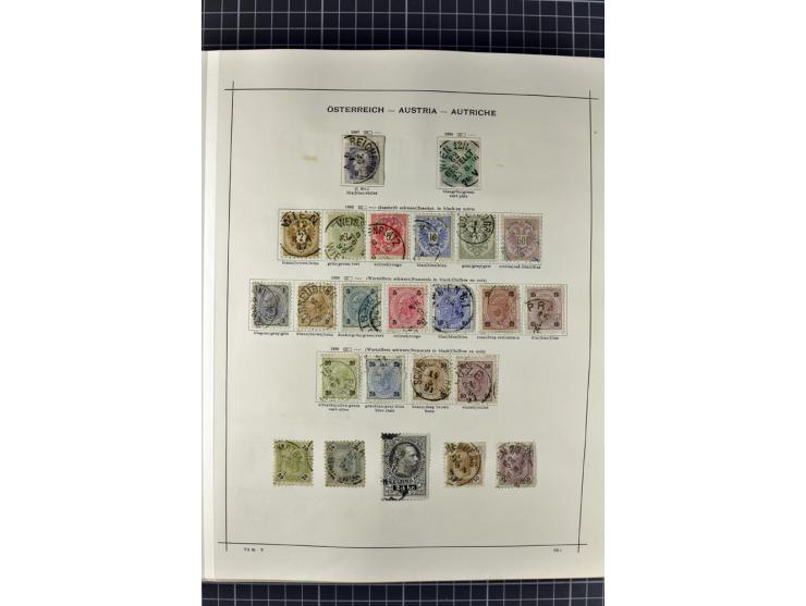 1840/1927, ungebrauchte und gestempelte Sammlung mit guten Werten und Sätzen in 2 Schaubeck-Alben