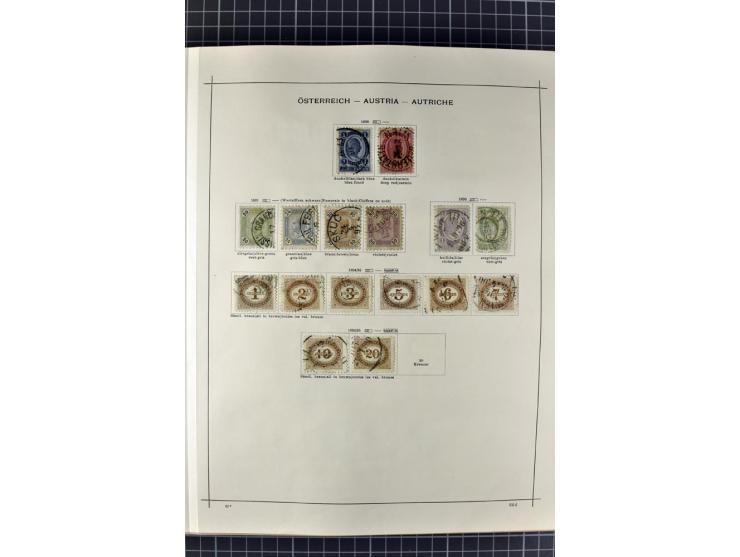 1840/1927, ungebrauchte und gestempelte Sammlung mit guten Werten und Sätzen in 2 Schaubeck-Alben