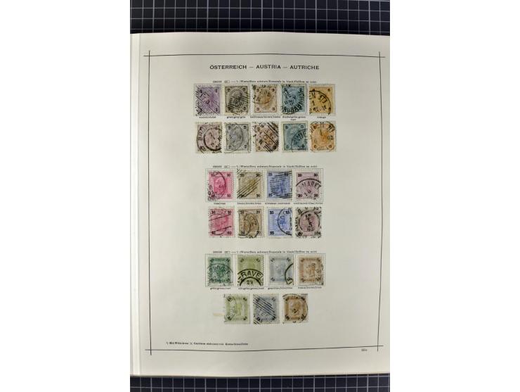 1840/1927, ungebrauchte und gestempelte Sammlung mit guten Werten und Sätzen in 2 Schaubeck-Alben