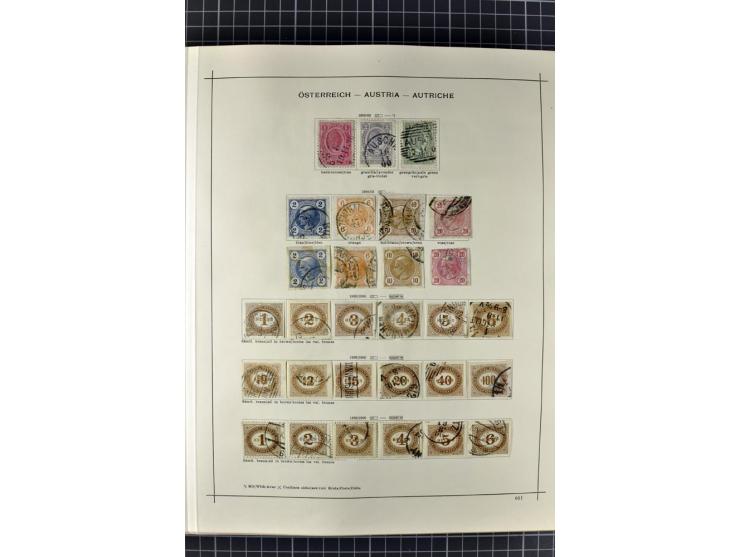1840/1927, ungebrauchte und gestempelte Sammlung mit guten Werten und Sätzen in 2 Schaubeck-Alben