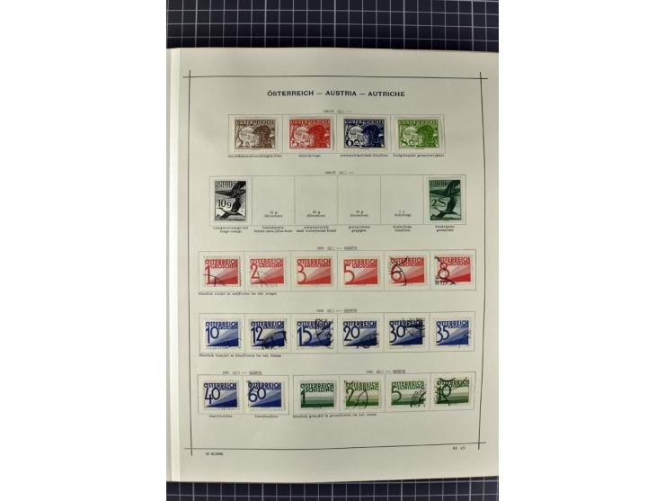 1840/1927, ungebrauchte und gestempelte Sammlung mit guten Werten und Sätzen in 2 Schaubeck-Alben