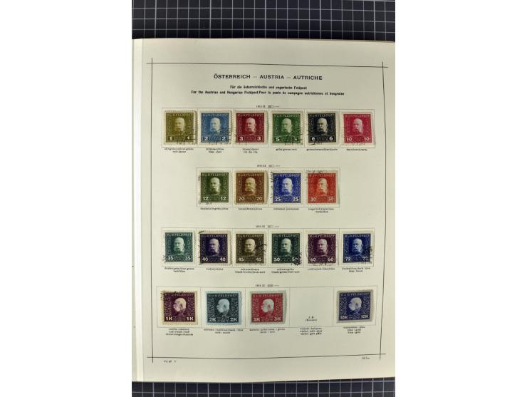 1840/1927, ungebrauchte und gestempelte Sammlung mit guten Werten und Sätzen in 2 Schaubeck-Alben
