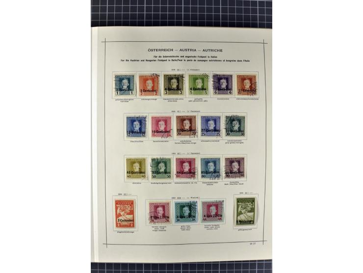 1840/1927, ungebrauchte und gestempelte Sammlung mit guten Werten und Sätzen in 2 Schaubeck-Alben