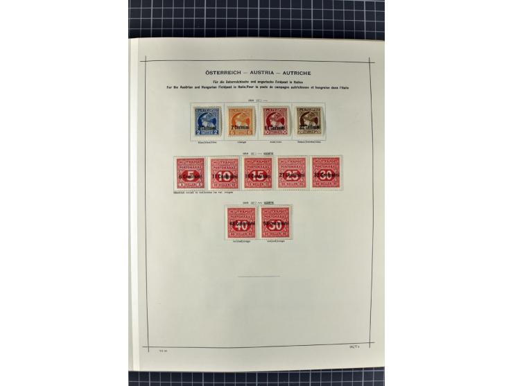 1840/1927, ungebrauchte und gestempelte Sammlung mit guten Werten und Sätzen in 2 Schaubeck-Alben