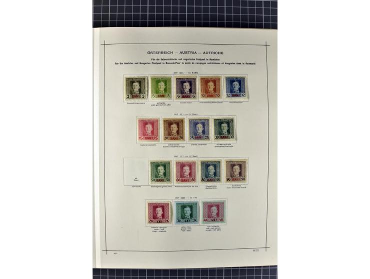 1840/1927, ungebrauchte und gestempelte Sammlung mit guten Werten und Sätzen in 2 Schaubeck-Alben