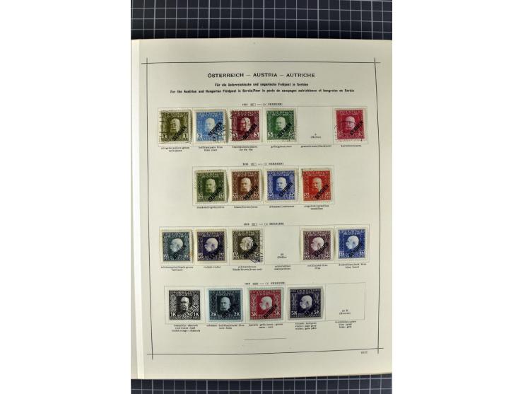 1840/1927, ungebrauchte und gestempelte Sammlung mit guten Werten und Sätzen in 2 Schaubeck-Alben