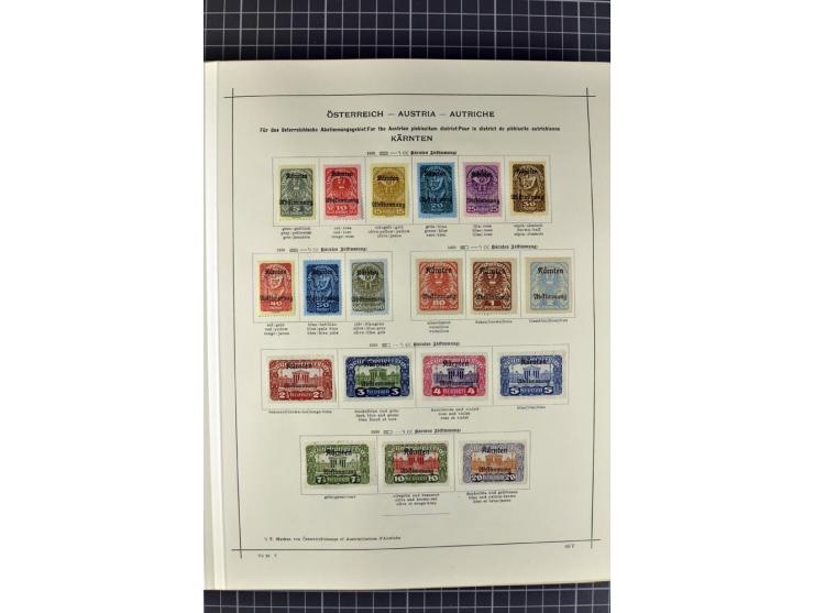 1840/1927, ungebrauchte und gestempelte Sammlung mit guten Werten und Sätzen in 2 Schaubeck-Alben