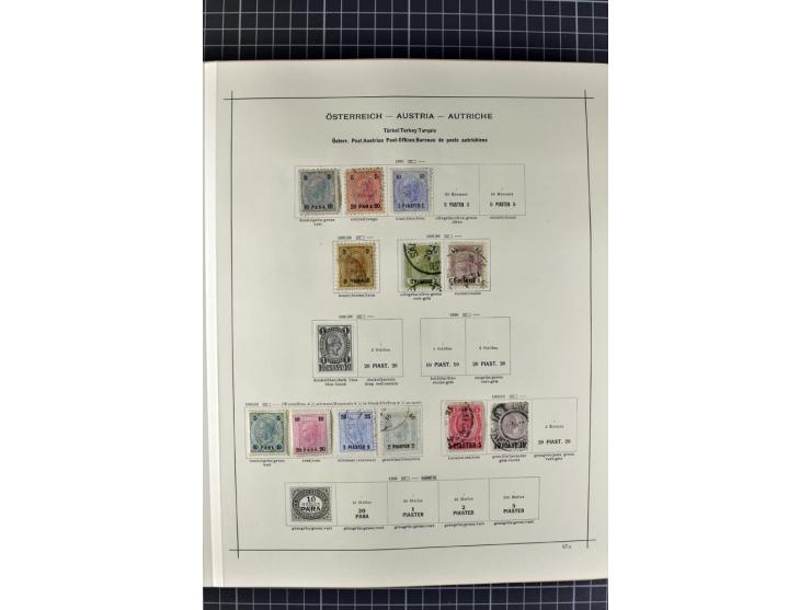 1840/1927, ungebrauchte und gestempelte Sammlung mit guten Werten und Sätzen in 2 Schaubeck-Alben