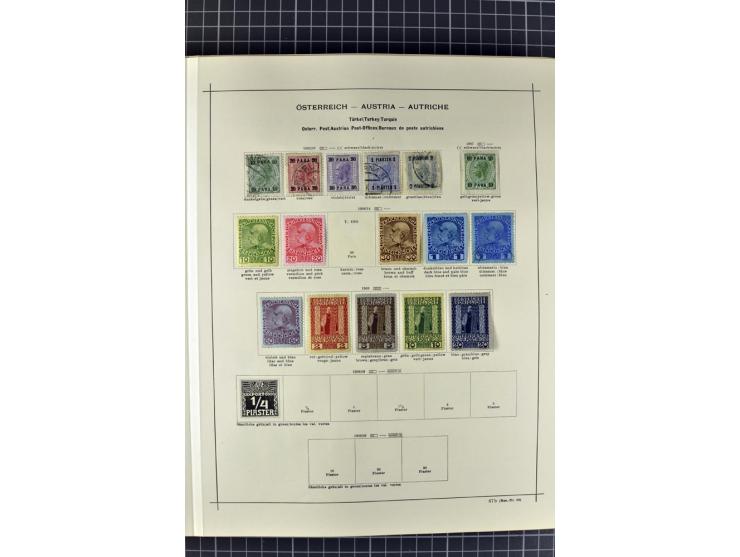 1840/1927, ungebrauchte und gestempelte Sammlung mit guten Werten und Sätzen in 2 Schaubeck-Alben