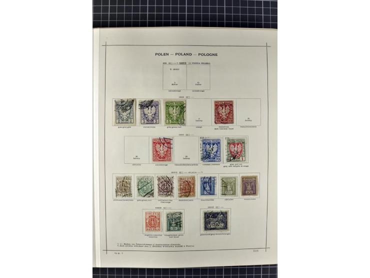 1840/1927, ungebrauchte und gestempelte Sammlung mit guten Werten und Sätzen in 2 Schaubeck-Alben
