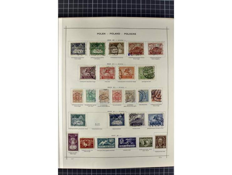 1840/1927, ungebrauchte und gestempelte Sammlung mit guten Werten und Sätzen in 2 Schaubeck-Alben