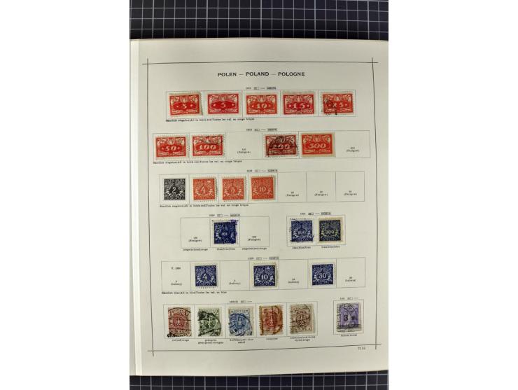 1840/1927, ungebrauchte und gestempelte Sammlung mit guten Werten und Sätzen in 2 Schaubeck-Alben