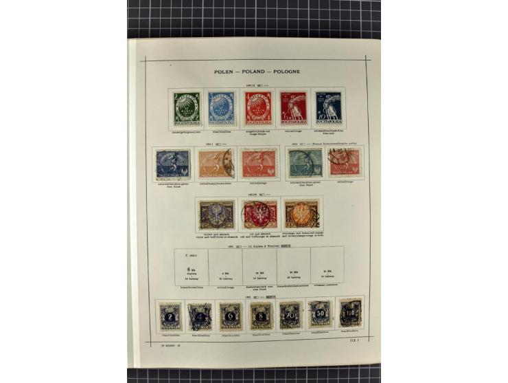 1840/1927, ungebrauchte und gestempelte Sammlung mit guten Werten und Sätzen in 2 Schaubeck-Alben