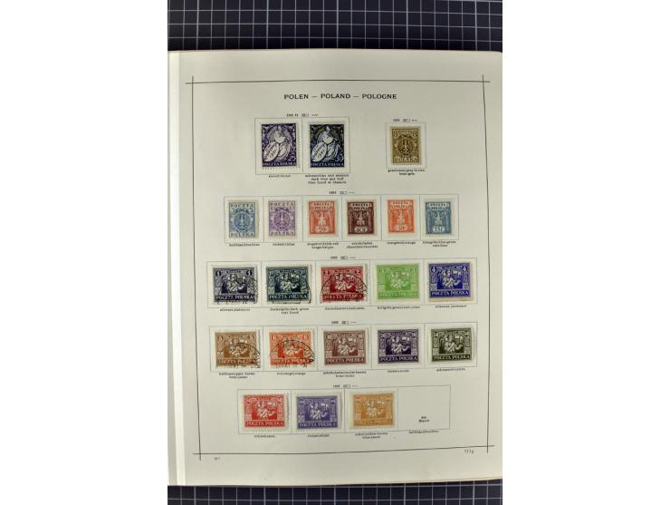 1840/1927, ungebrauchte und gestempelte Sammlung mit guten Werten und Sätzen in 2 Schaubeck-Alben