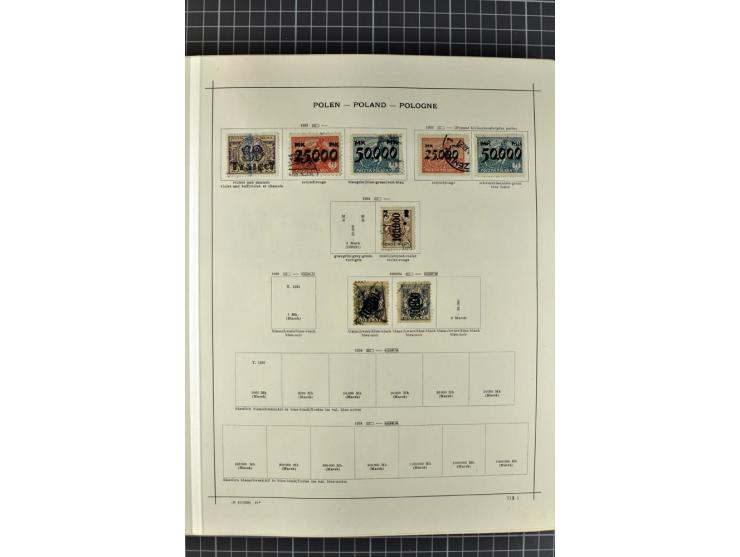 1840/1927, ungebrauchte und gestempelte Sammlung mit guten Werten und Sätzen in 2 Schaubeck-Alben