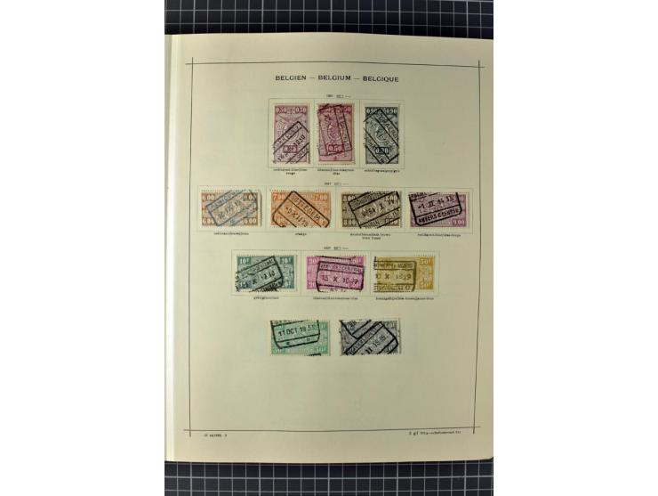 1840/1927, ungebrauchte und gestempelte Sammlung mit guten Werten und Sätzen in 2 Schaubeck-Alben