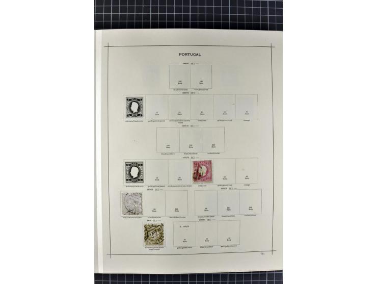 1840/1927, ungebrauchte und gestempelte Sammlung mit guten Werten und Sätzen in 2 Schaubeck-Alben
