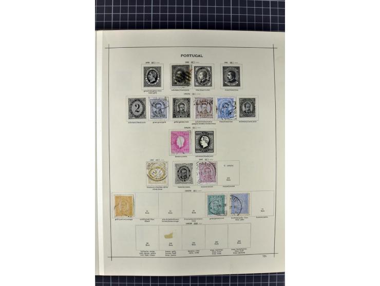 1840/1927, ungebrauchte und gestempelte Sammlung mit guten Werten und Sätzen in 2 Schaubeck-Alben