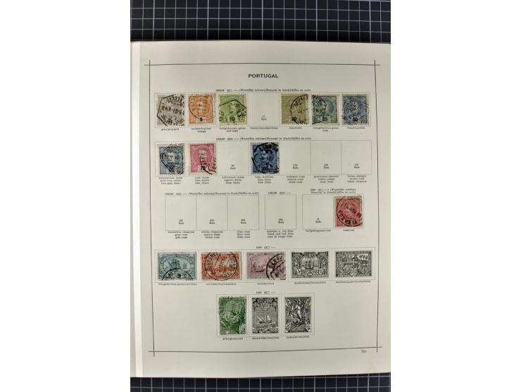 1840/1927, ungebrauchte und gestempelte Sammlung mit guten Werten und Sätzen in 2 Schaubeck-Alben