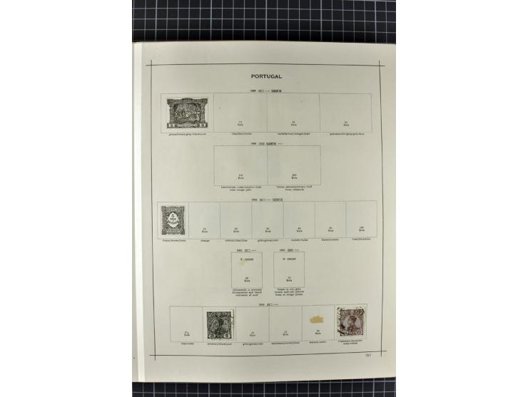 1840/1927, ungebrauchte und gestempelte Sammlung mit guten Werten und Sätzen in 2 Schaubeck-Alben
