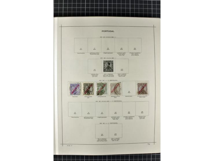1840/1927, ungebrauchte und gestempelte Sammlung mit guten Werten und Sätzen in 2 Schaubeck-Alben