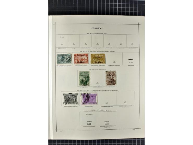 1840/1927, ungebrauchte und gestempelte Sammlung mit guten Werten und Sätzen in 2 Schaubeck-Alben