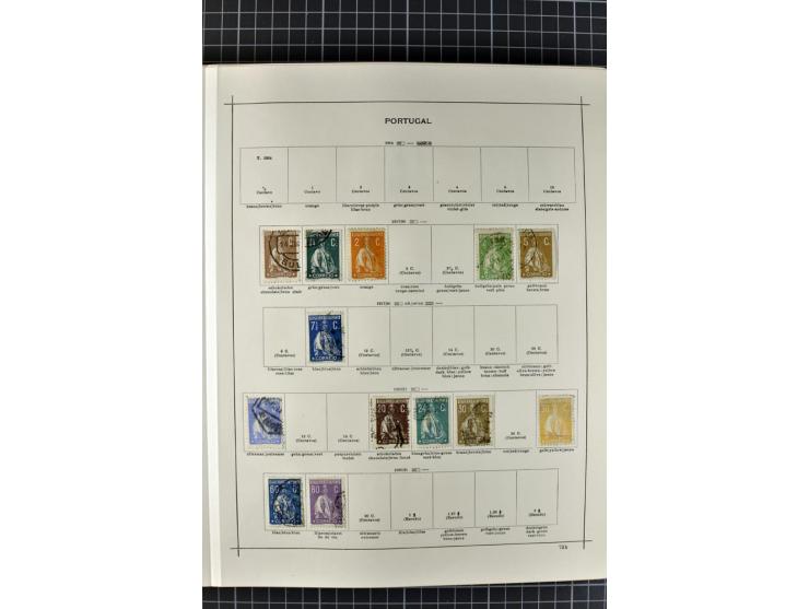 1840/1927, ungebrauchte und gestempelte Sammlung mit guten Werten und Sätzen in 2 Schaubeck-Alben