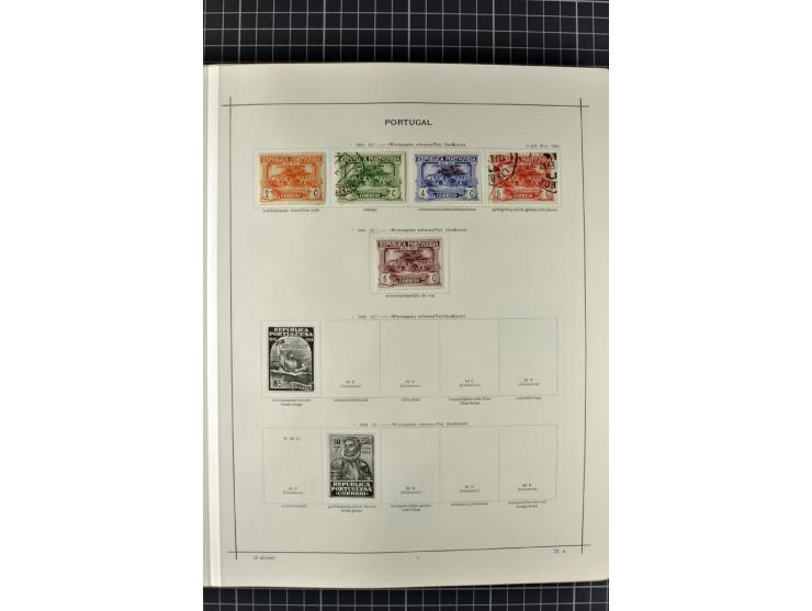 1840/1927, ungebrauchte und gestempelte Sammlung mit guten Werten und Sätzen in 2 Schaubeck-Alben