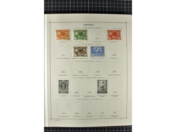 1840/1927, ungebrauchte und gestempelte Sammlung mit guten Werten und Sätzen in 2 Schaubeck-Alben