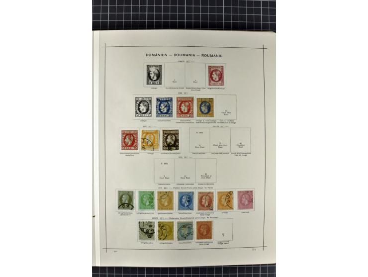 1840/1927, ungebrauchte und gestempelte Sammlung mit guten Werten und Sätzen in 2 Schaubeck-Alben