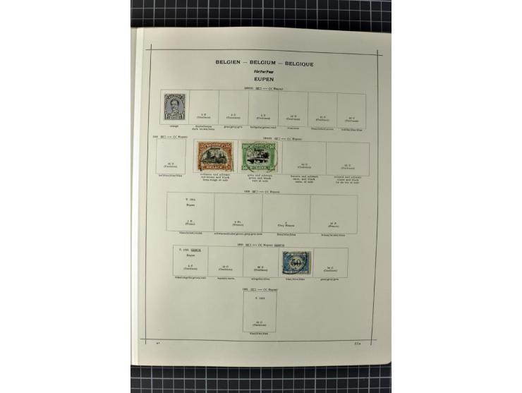 1840/1927, ungebrauchte und gestempelte Sammlung mit guten Werten und Sätzen in 2 Schaubeck-Alben