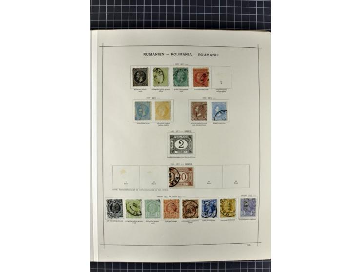 1840/1927, ungebrauchte und gestempelte Sammlung mit guten Werten und Sätzen in 2 Schaubeck-Alben