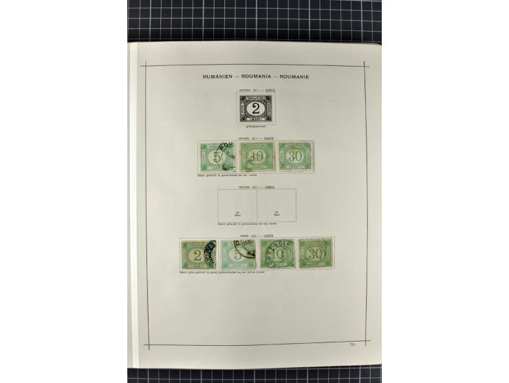 1840/1927, ungebrauchte und gestempelte Sammlung mit guten Werten und Sätzen in 2 Schaubeck-Alben