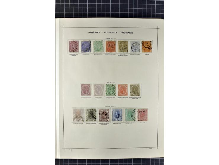 1840/1927, ungebrauchte und gestempelte Sammlung mit guten Werten und Sätzen in 2 Schaubeck-Alben