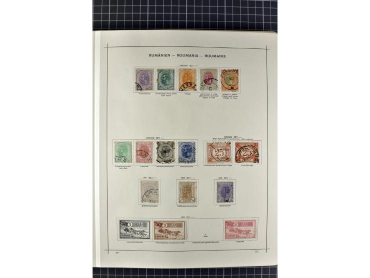 1840/1927, ungebrauchte und gestempelte Sammlung mit guten Werten und Sätzen in 2 Schaubeck-Alben