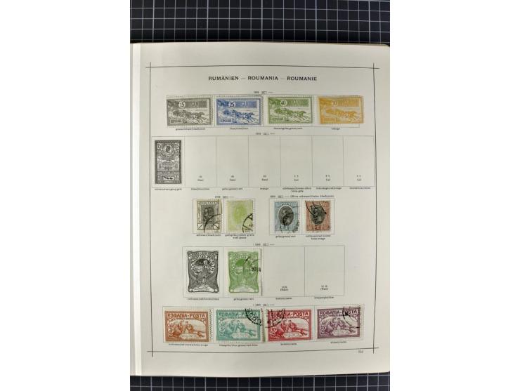 1840/1927, ungebrauchte und gestempelte Sammlung mit guten Werten und Sätzen in 2 Schaubeck-Alben