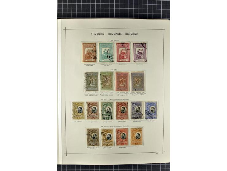 1840/1927, ungebrauchte und gestempelte Sammlung mit guten Werten und Sätzen in 2 Schaubeck-Alben