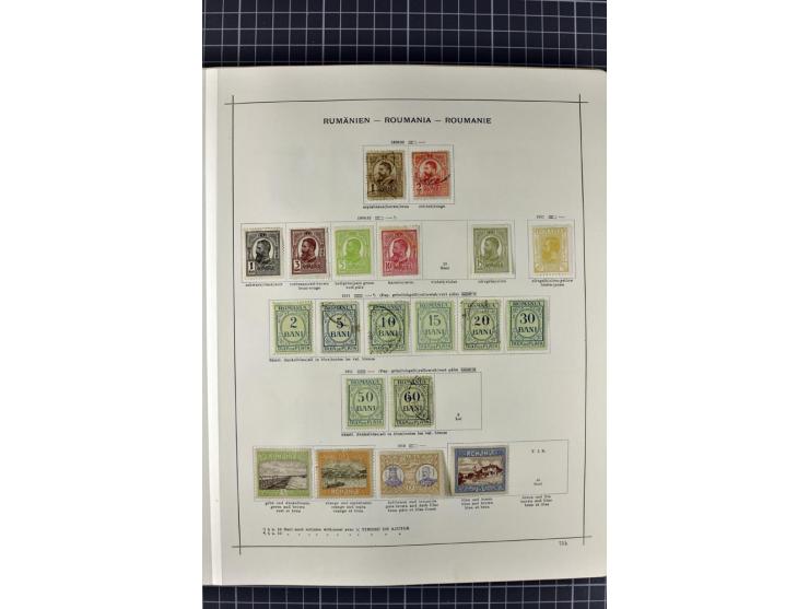 1840/1927, ungebrauchte und gestempelte Sammlung mit guten Werten und Sätzen in 2 Schaubeck-Alben