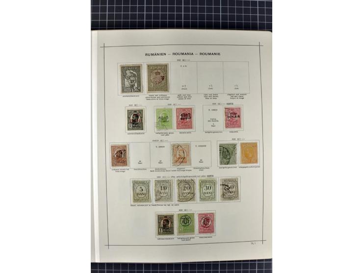 1840/1927, ungebrauchte und gestempelte Sammlung mit guten Werten und Sätzen in 2 Schaubeck-Alben