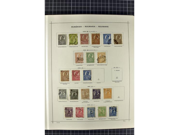 1840/1927, ungebrauchte und gestempelte Sammlung mit guten Werten und Sätzen in 2 Schaubeck-Alben