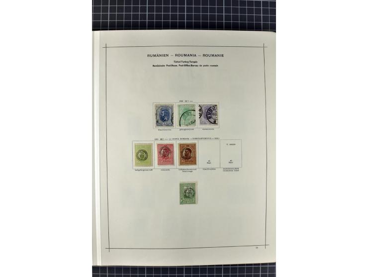 1840/1927, ungebrauchte und gestempelte Sammlung mit guten Werten und Sätzen in 2 Schaubeck-Alben