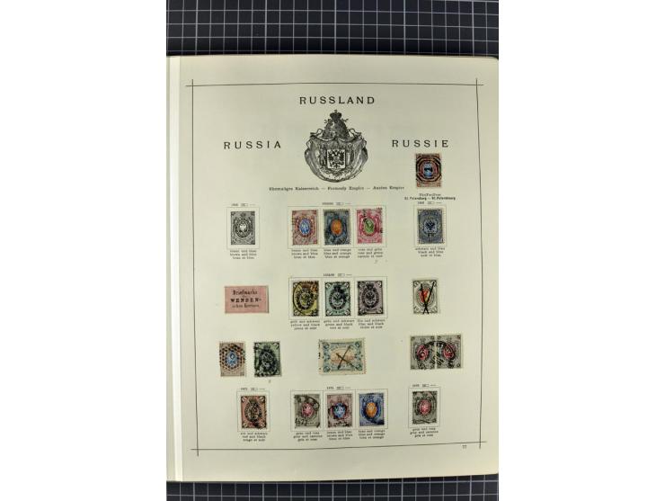 1840/1927, ungebrauchte und gestempelte Sammlung mit guten Werten und Sätzen in 2 Schaubeck-Alben